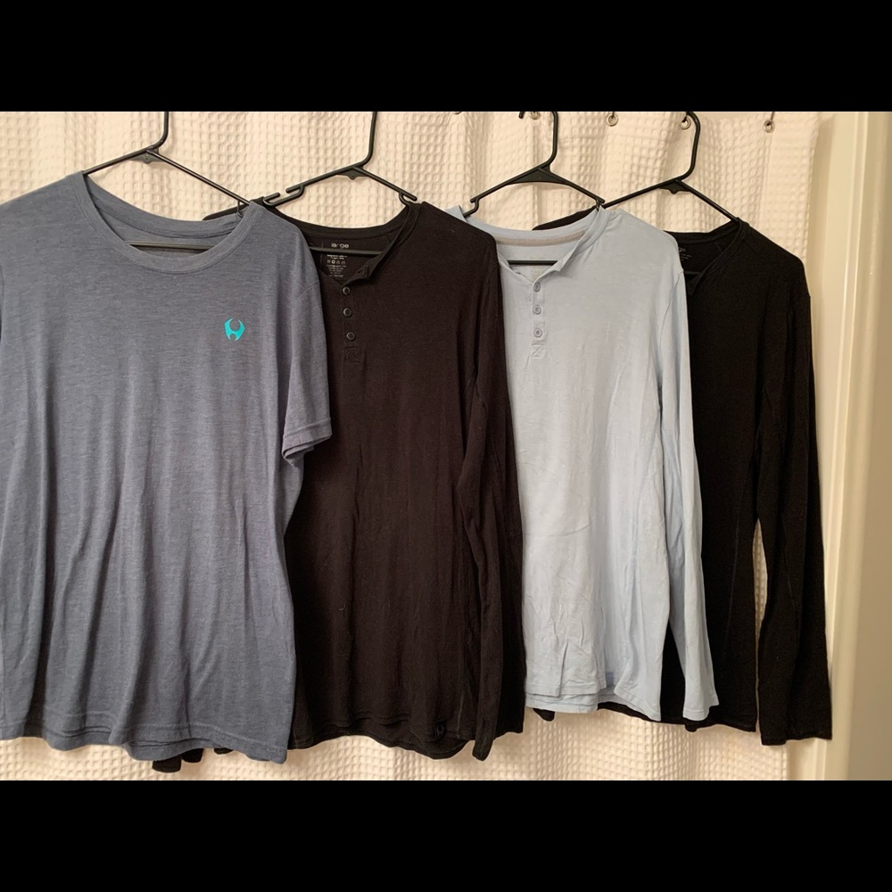4 men’s hylete shirts